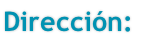 Dirección: